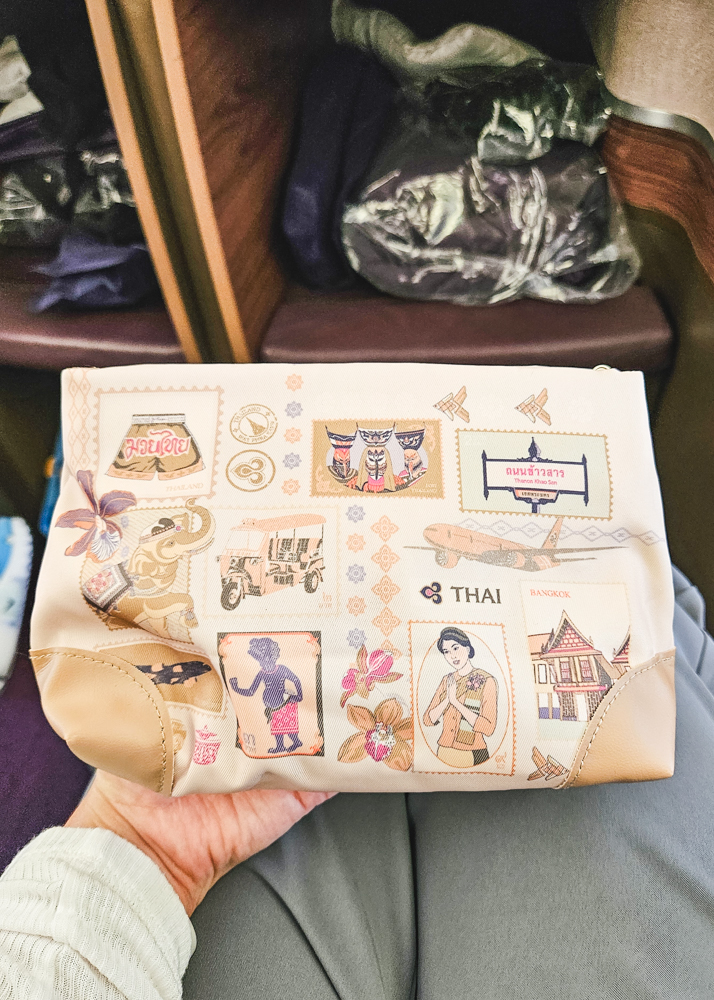 Thai Airways Jim Thompson Business Class Amenity Kit