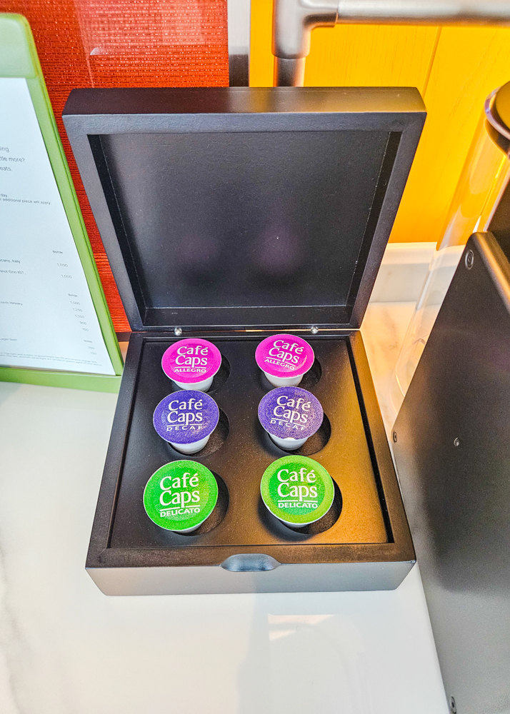 Andaz One Bangkok Coffee Pods