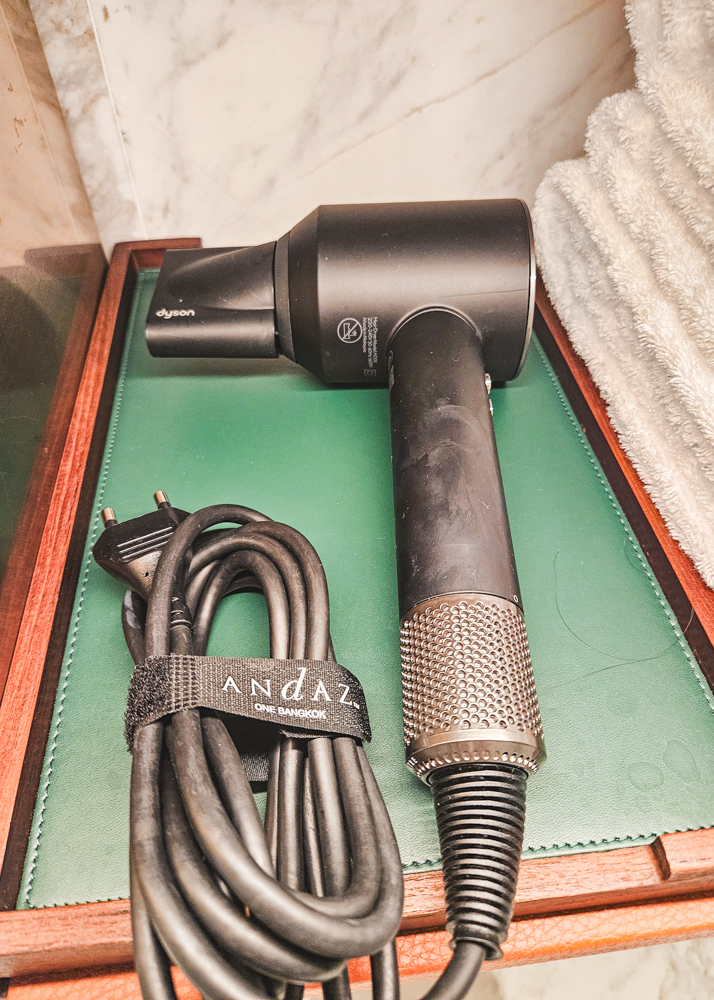 Andaz One Bangkok Dyson Hair Dryer
