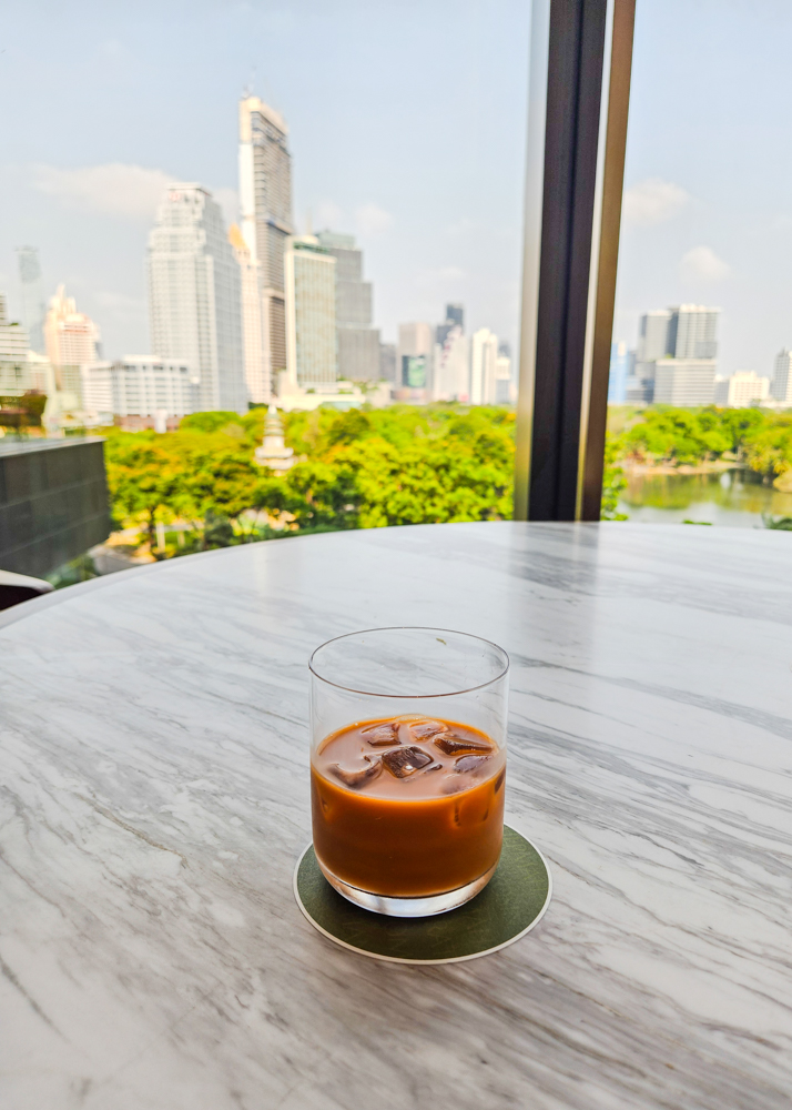 Andaz One Bangkok Lounge Thai Milk Tea