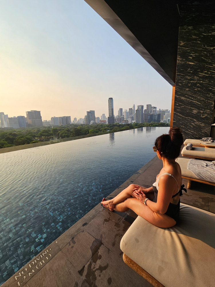 Andaz One Bangkok Pool Sunset
