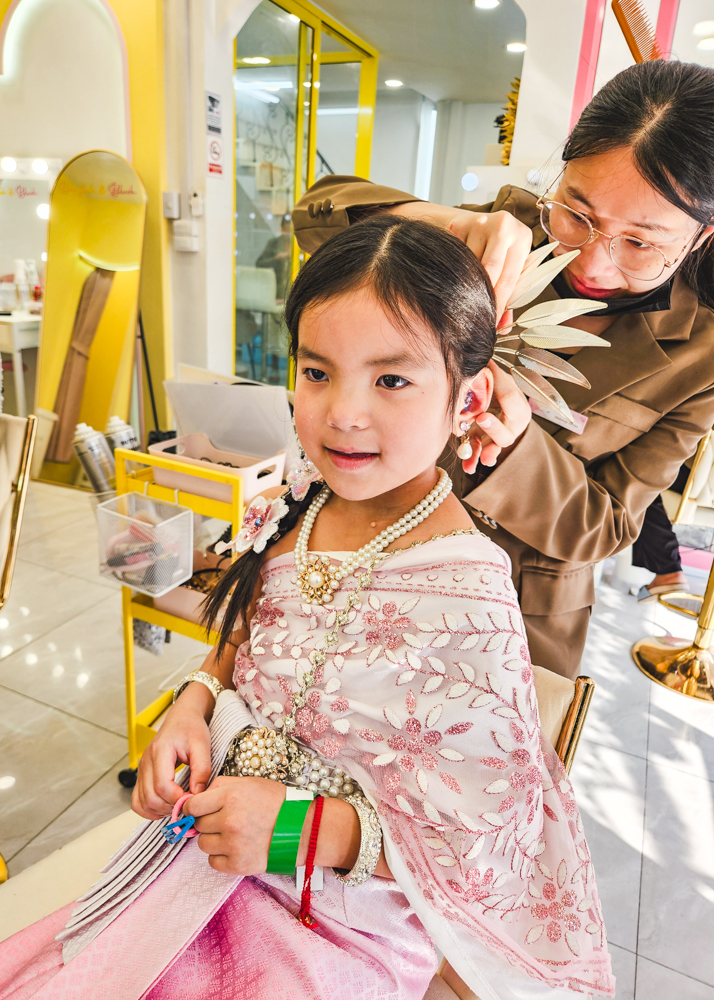 Bangkok & Blush Kids Hair Style