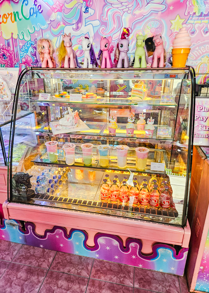 Bangkok Unicorn Cafe Display Case