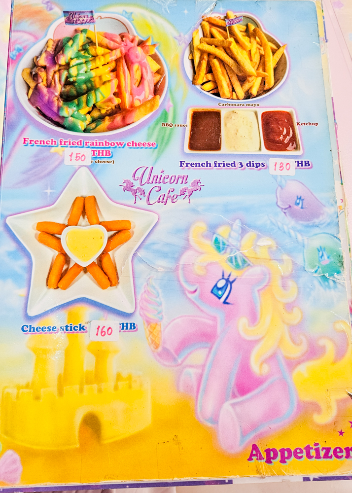 Bangkok Unicorn Cafe Menu 4