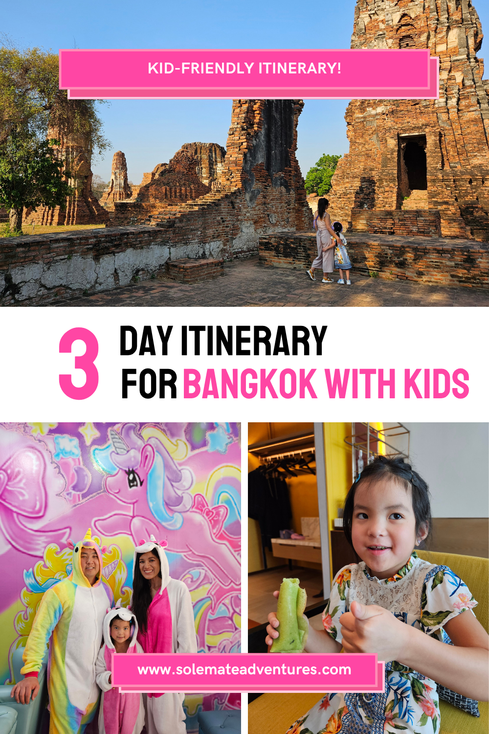 Visiting Bangkok with kids? Follow our 3-day Bangkok itinerary complete with tips on where to stay, how to get around and what to pack.