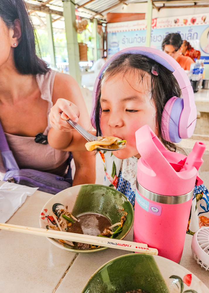 Pa Lek Boat Noodles with Kids