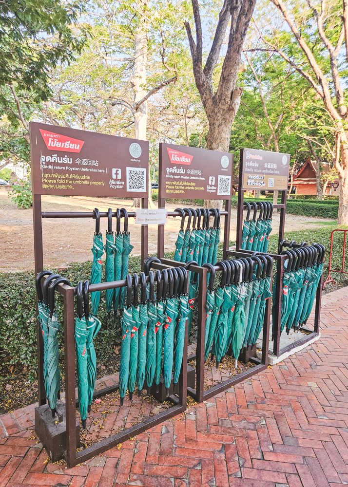 Ayutthaya Umbrella Rental