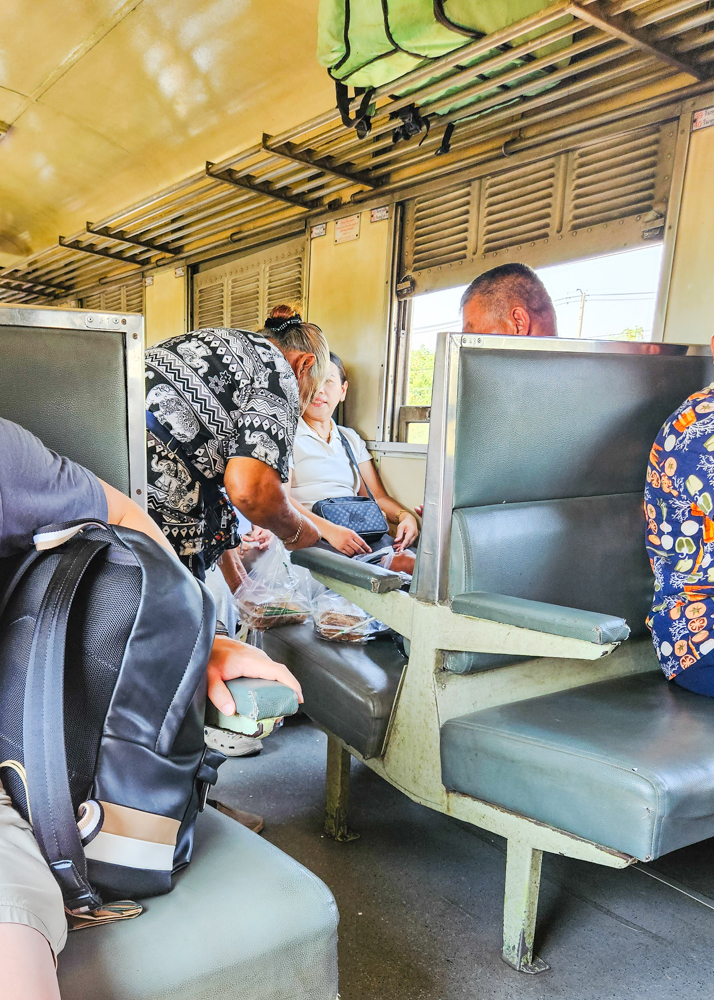 Food Vendors on Bangkok to Ayutthaya Train