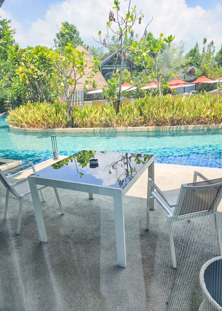 Island Escape by Burasari One-Bedroom Pool Access Villa Outdoor Table