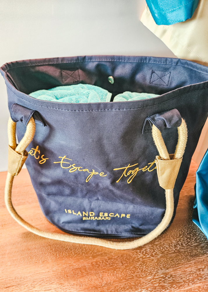 Island Escape by Burasari Beach Bag