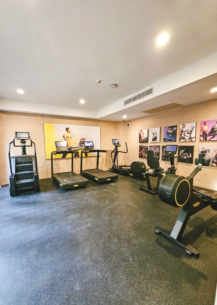 The Naka Island Fitness Center Cardio Machines
