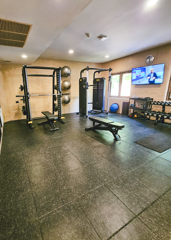 The Naka Island Fitness Center Free Weights