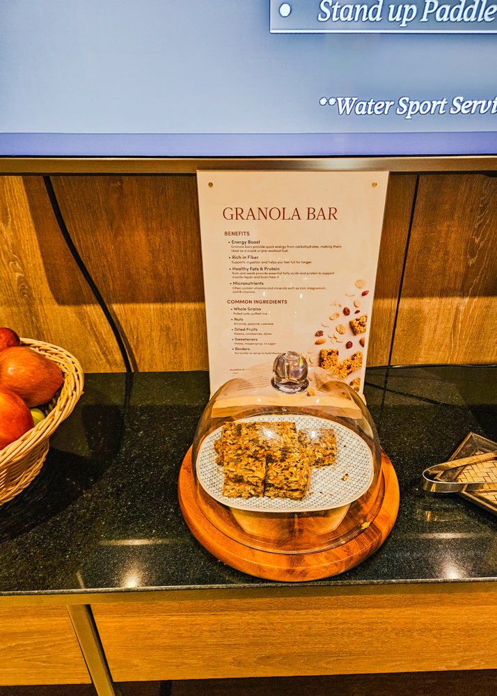 The Naka Island Fitness Center Granola Bars