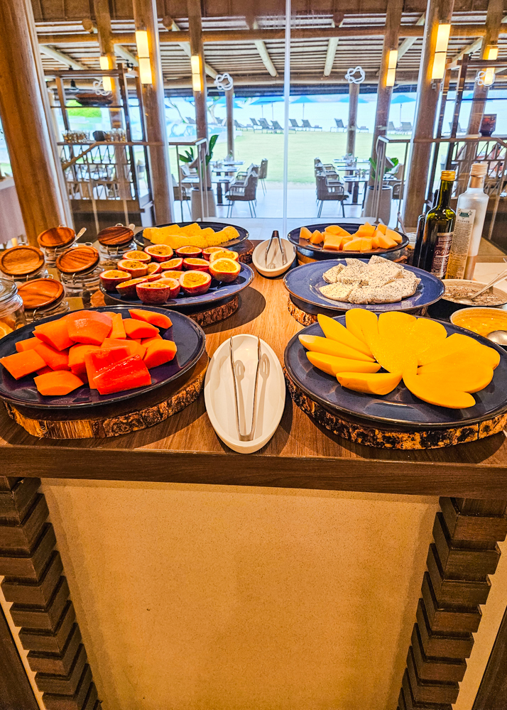 The Naka Island Fresh Fruit at Buffet Breakfast