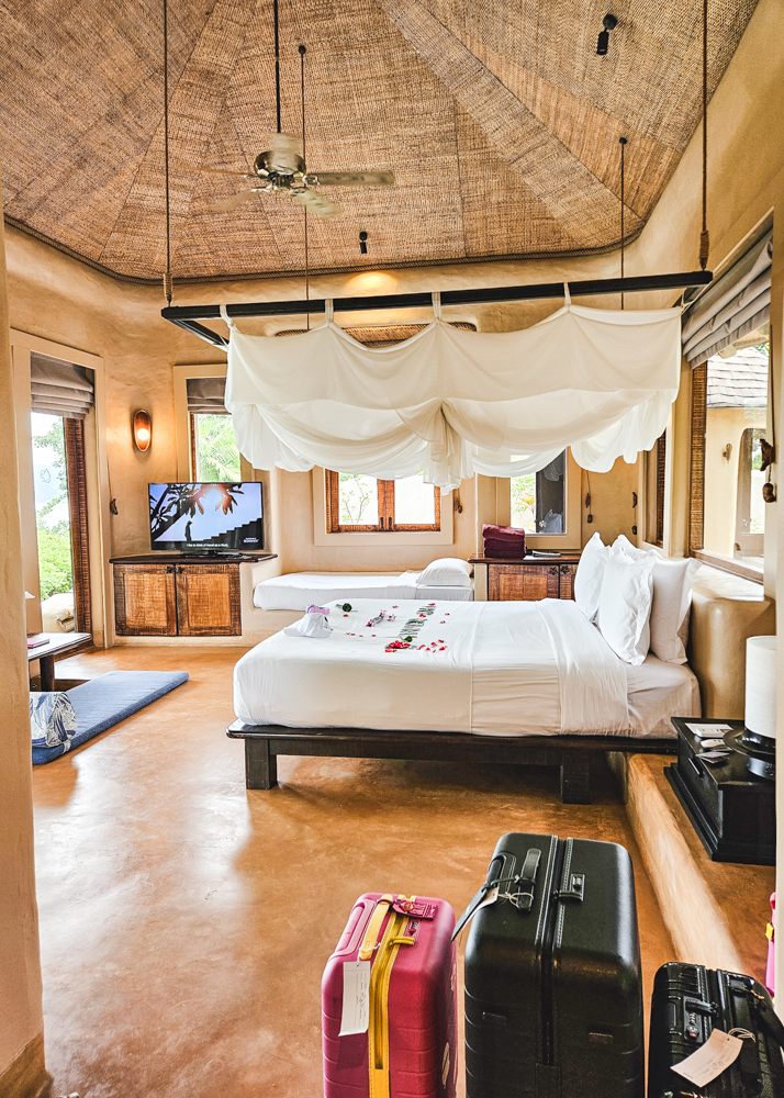 The Naka Island Sea View Villa Bedroom