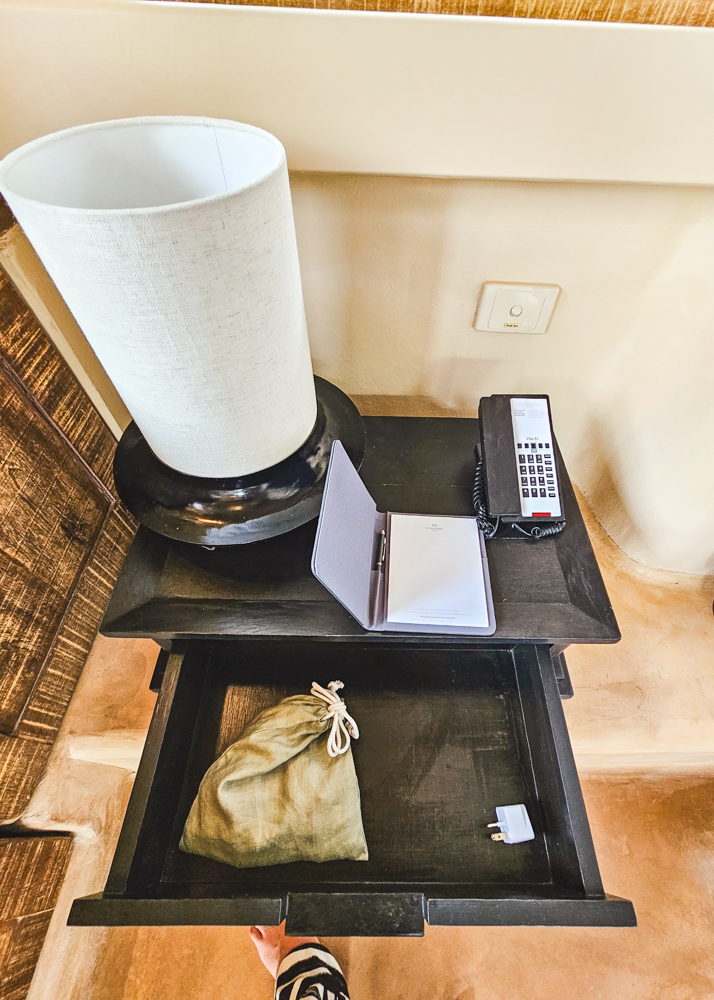 The Naka Island Sea View Villa Bedside Table