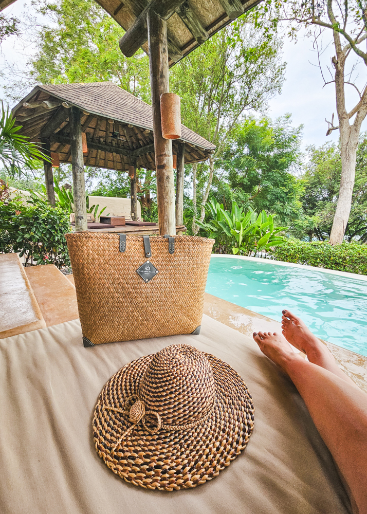 The Naka Island Straw Bag and Hat
