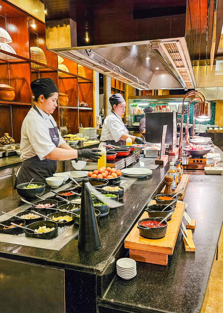 JW Marriott Khao Lak Breakfast Buffet Egg Station