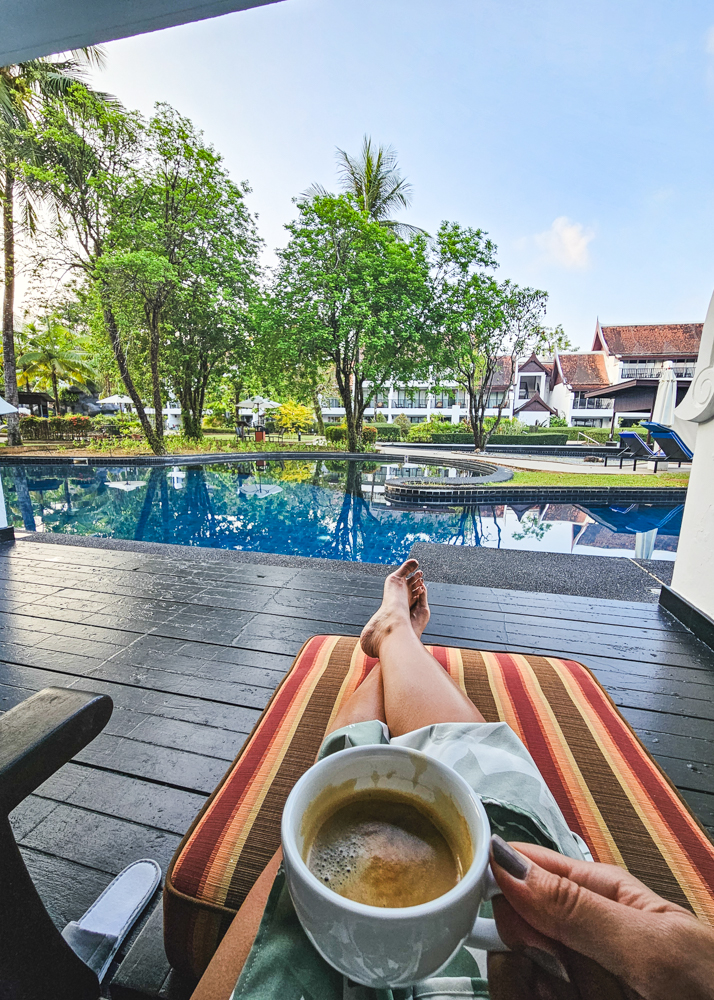 JW Marriott Khao Lak Lagoon Pool Morning