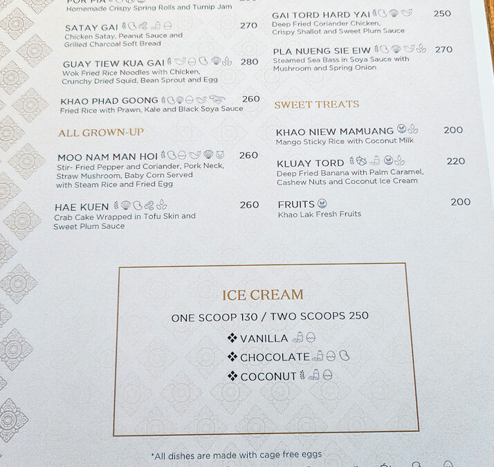JW Marriott Khao Lak Ta Krai Kids Menu