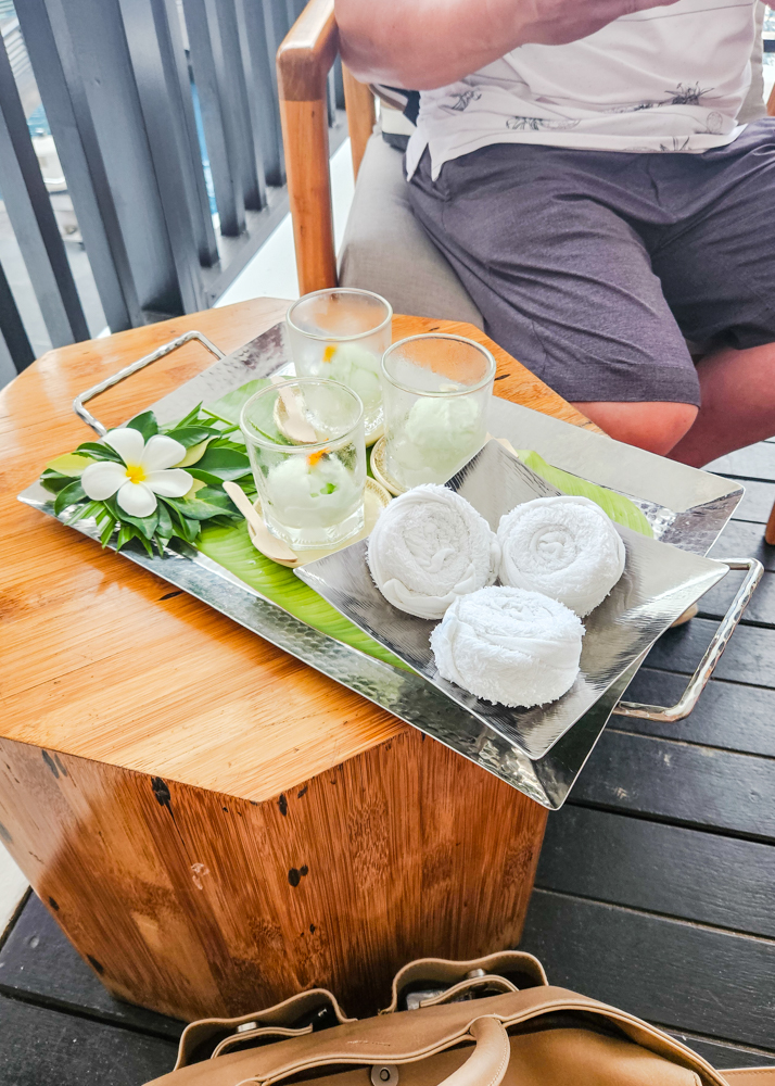 JW Marriott Khao Lak Welcome Snack